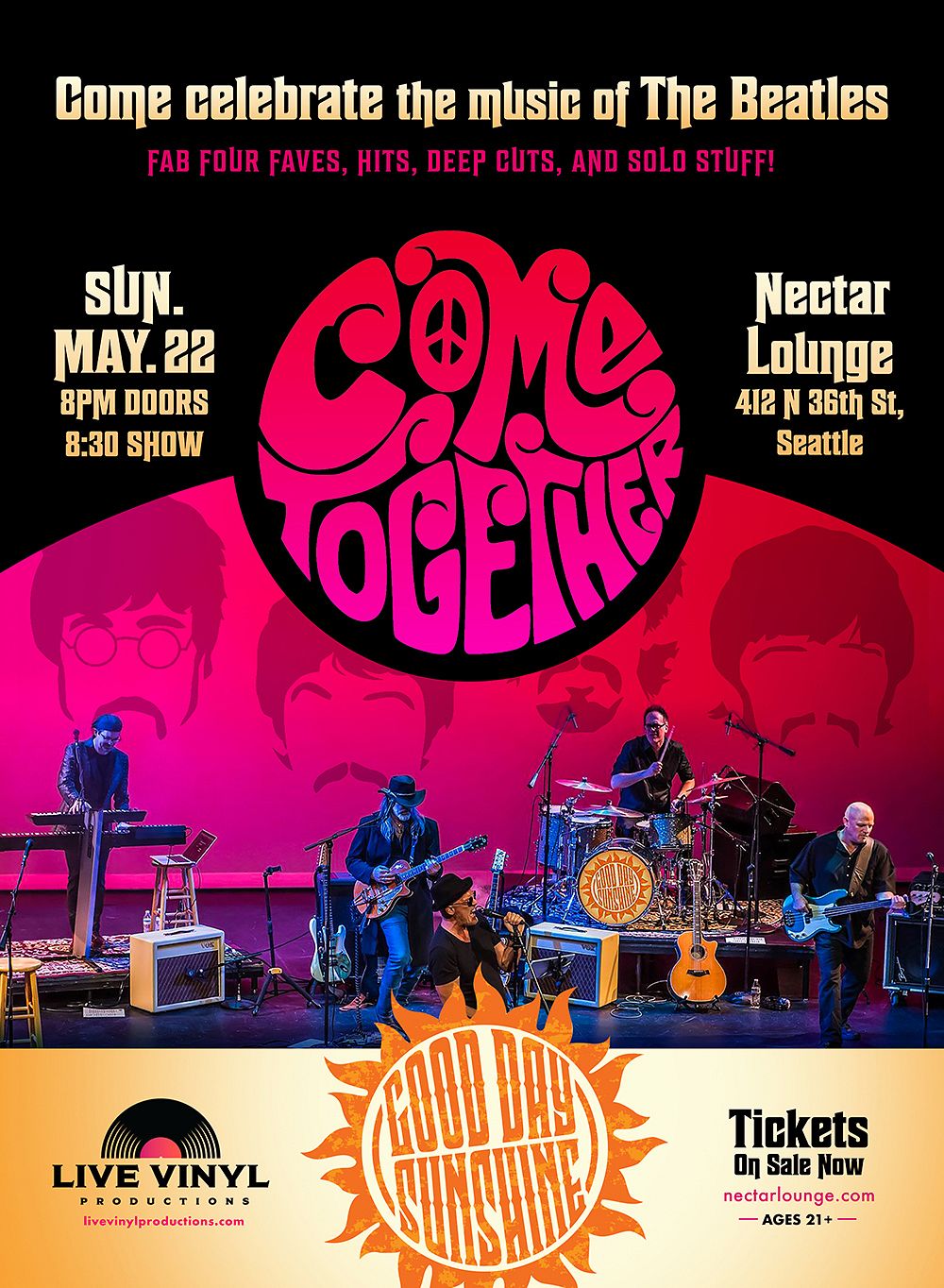 GOOD DAY SUNSHINE ("an Evening With") Tickets At Nectar Lounge In ...