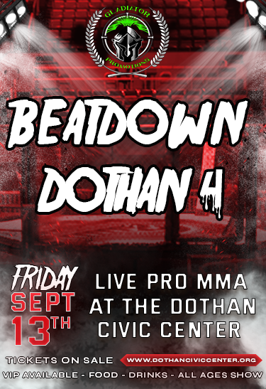 Beatdown Dothan 4 Tickets At Dothan Civic Center Arena In Dothan By ...