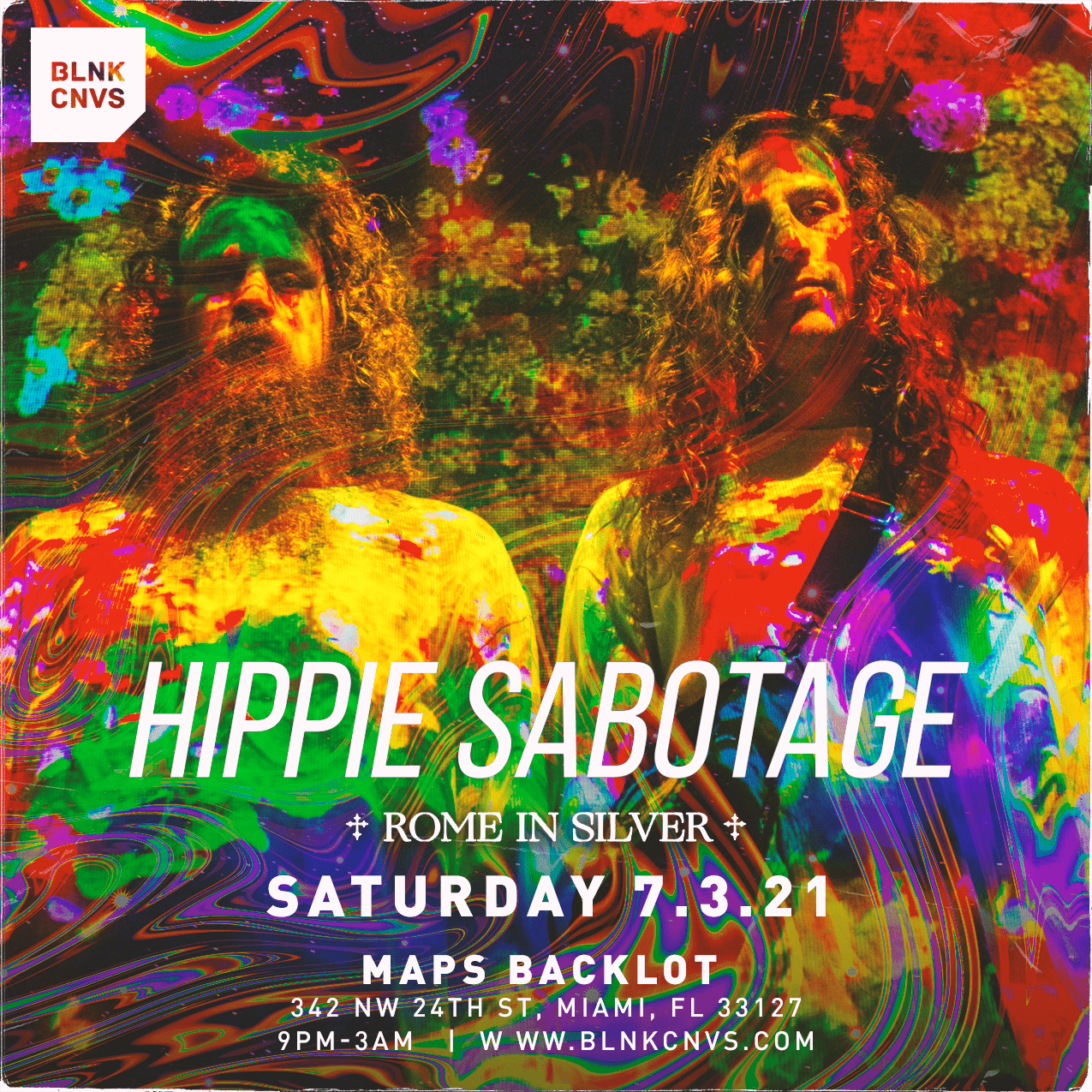 HIPPIE SABOTAGE MAPS BACKLOT Tickets at MAPS Backlot in Miami by BLNK