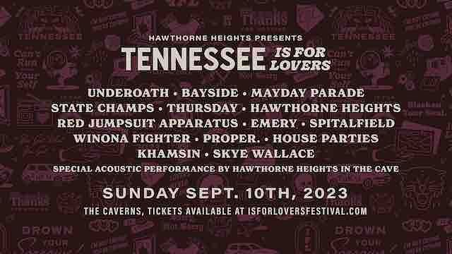 Tennessee Is for Lovers Festival Tickets at The Caverns Amphitheater in ...