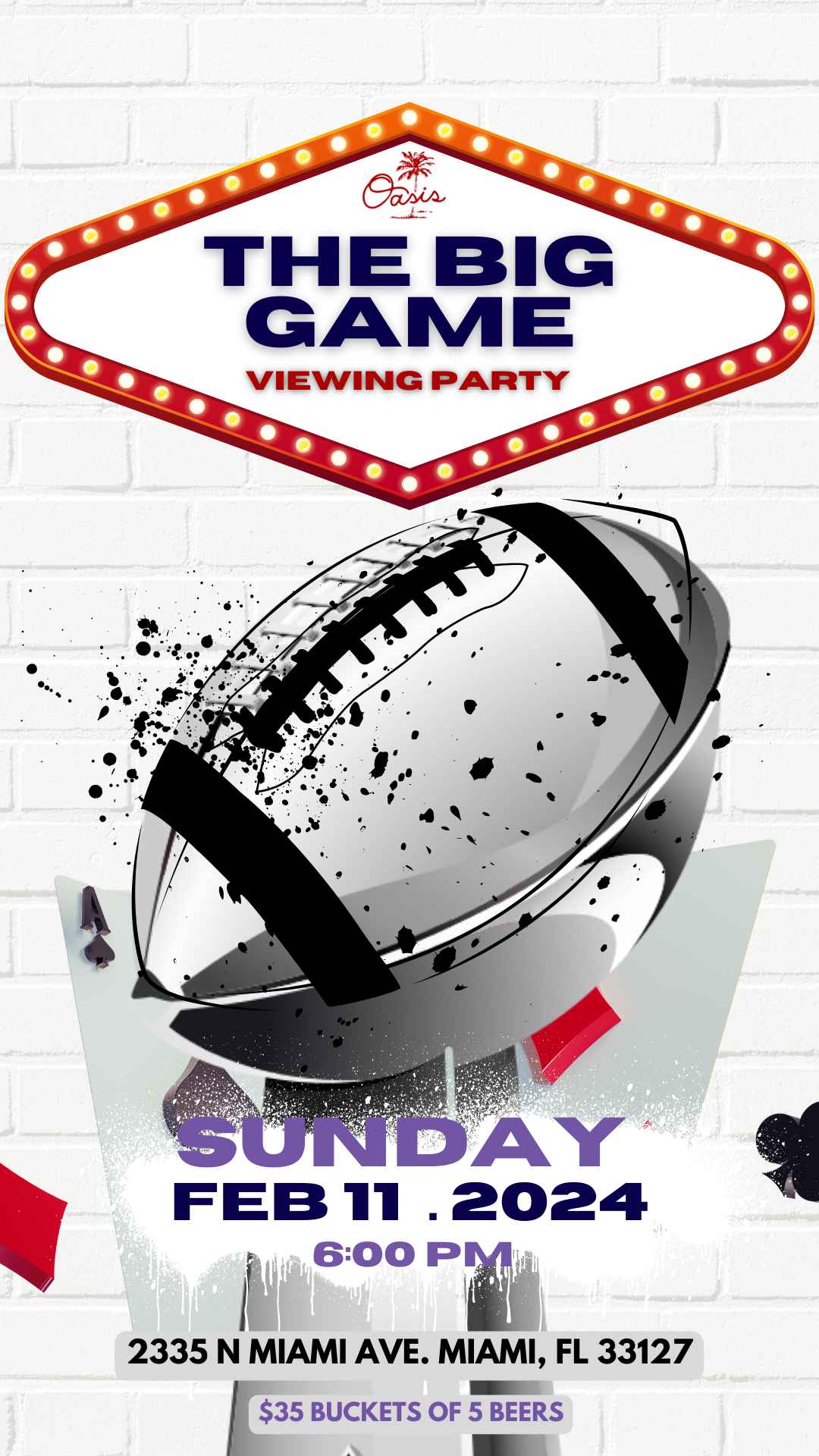 NFL PLAYOFF VIEWING PARTY Tickets at Oasis Wynwood in Miami by Oasis  Wynwood