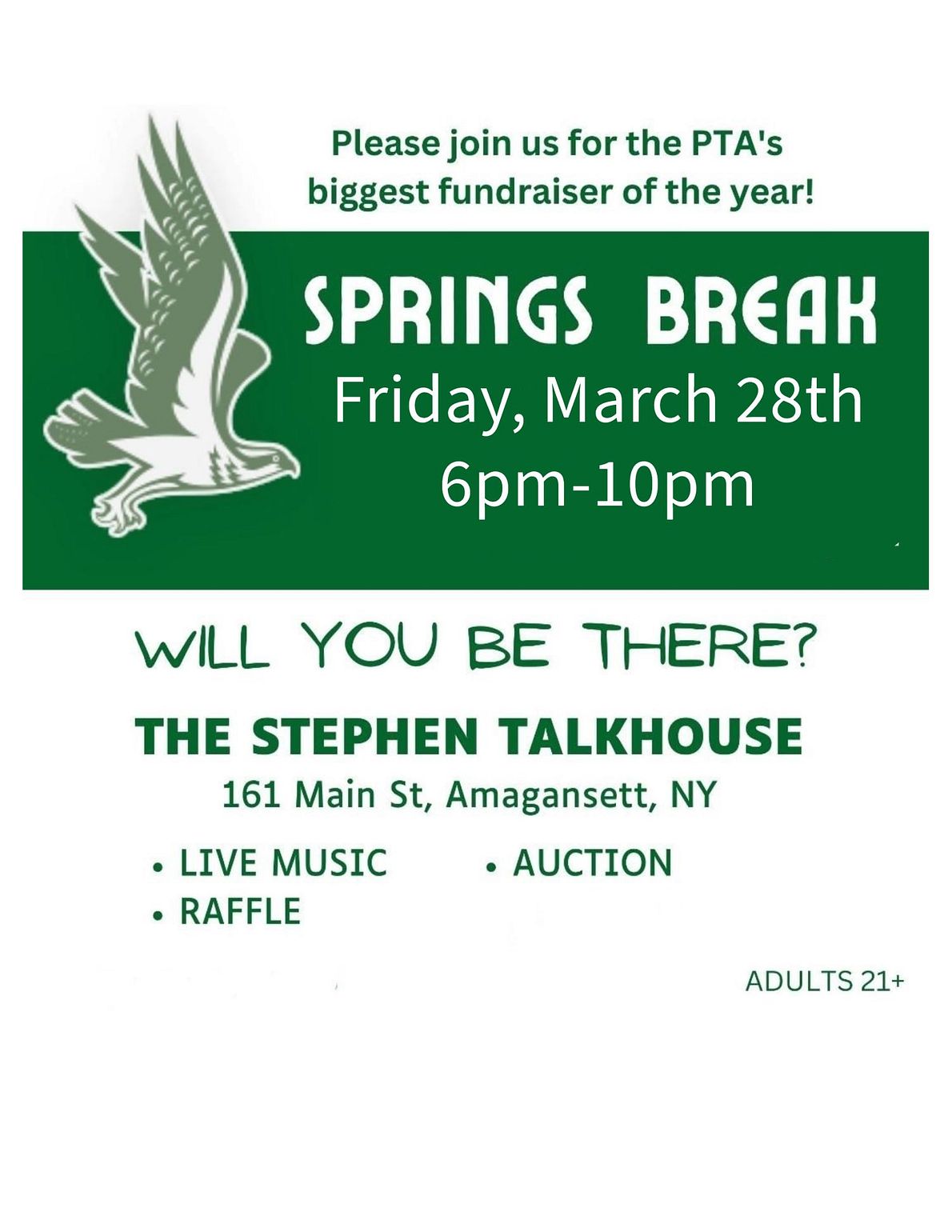 Springs School PTA Fundraiser