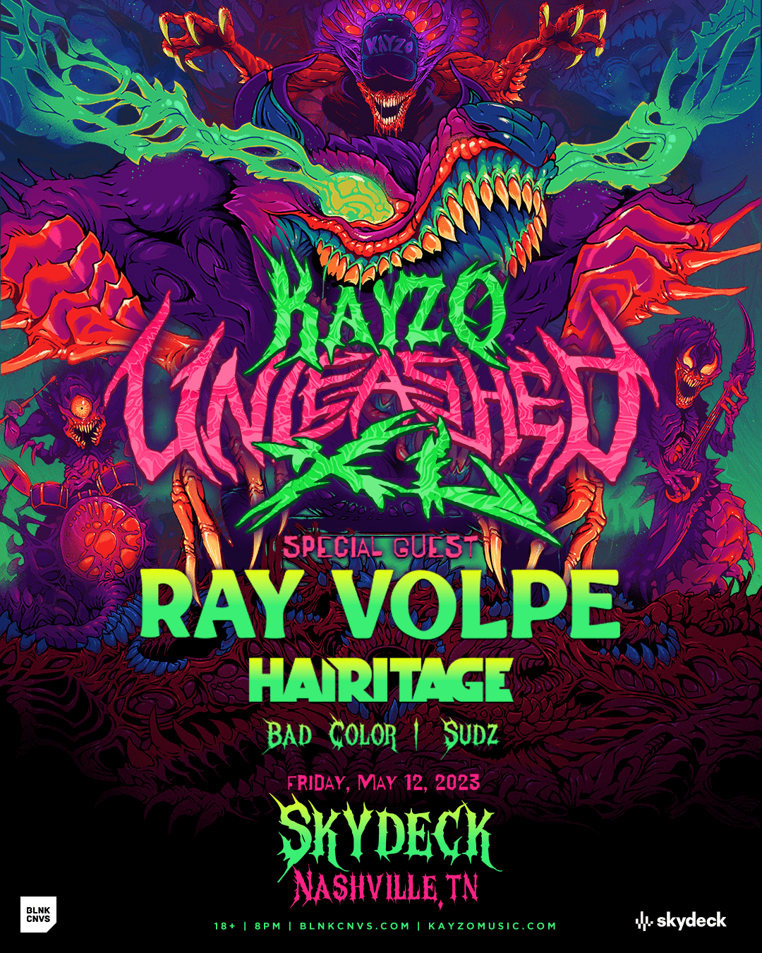 KAYZO Unleashed XL w/ Special Guest Ray Volpe Tickets at SkyDeck