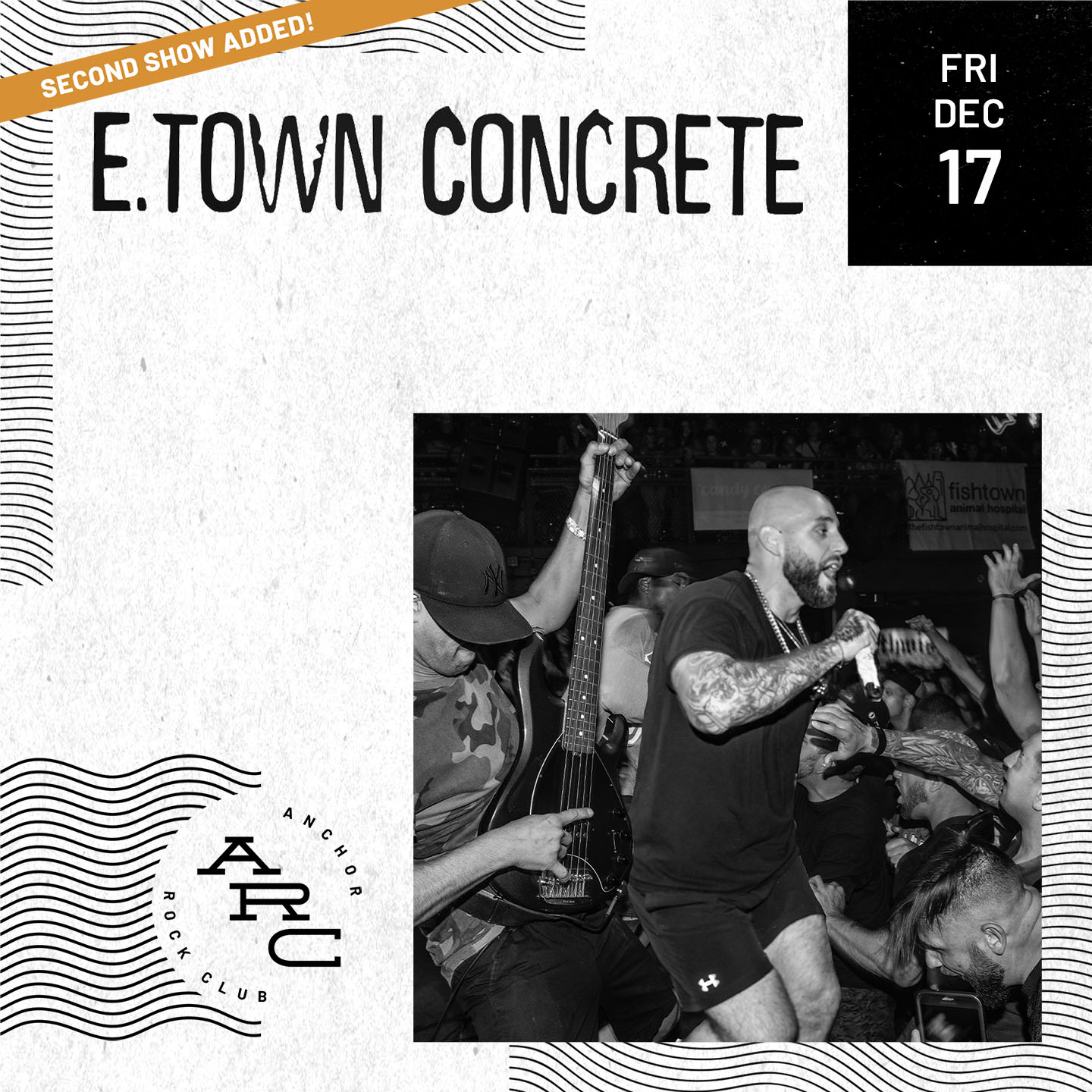 E.Town Concrete Tickets at Anchor Rock Club in Atlantic City by Anchor