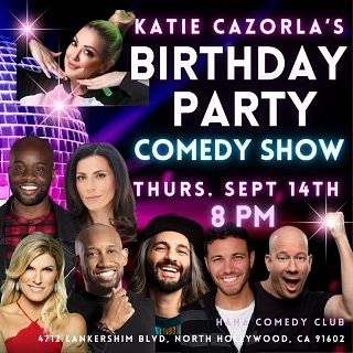 Katie Cazorla Birthday Party Comedy Show! Tickets at Ha Ha Comedy Club