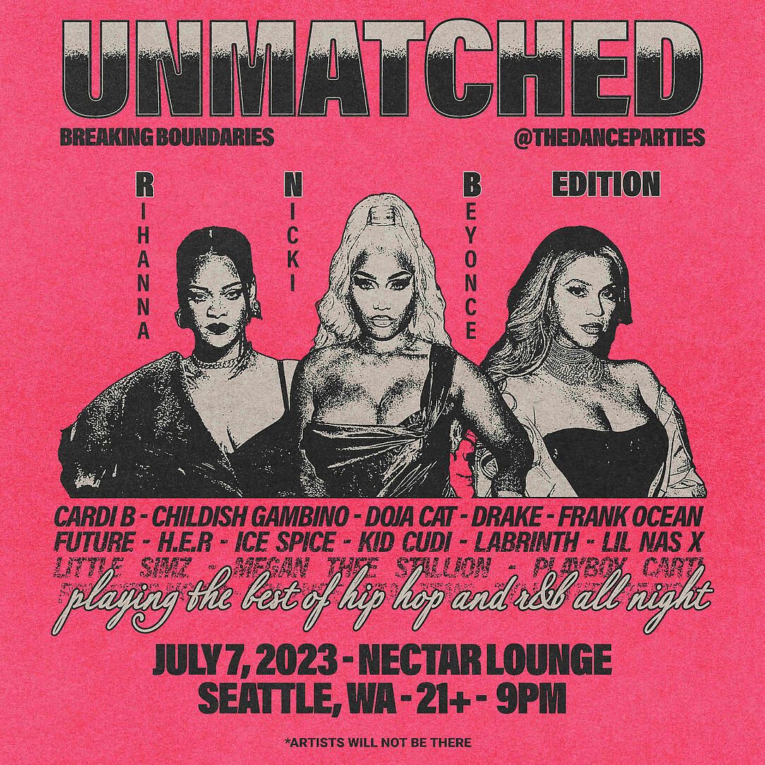 UNMATCHED: RNB EDITION Tickets At Nectar Lounge In Seattle By Nectar ...