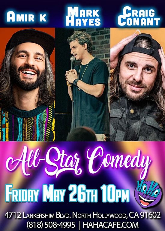 All Star Comedy Tickets at Ha Ha Comedy Club in Los Angeles by Haha