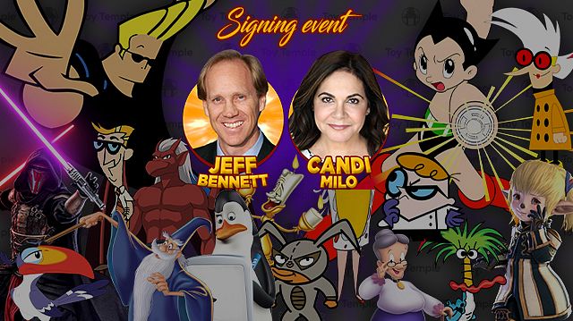 Signing Event with Jeff Bennett & Candi Milo Tickets at Toy Temple ...