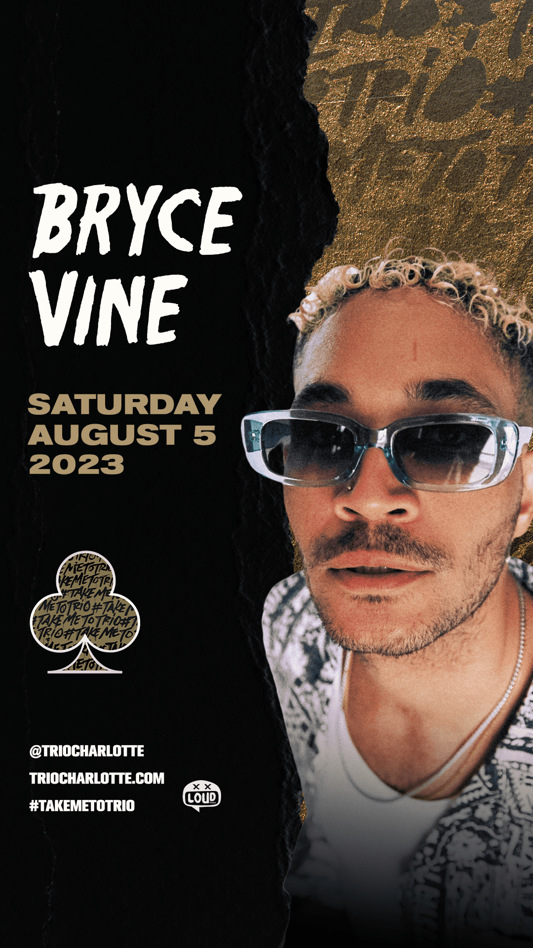 Bryce Vine Tickets at Trio Charlotte in Charlotte by Loud Crowd