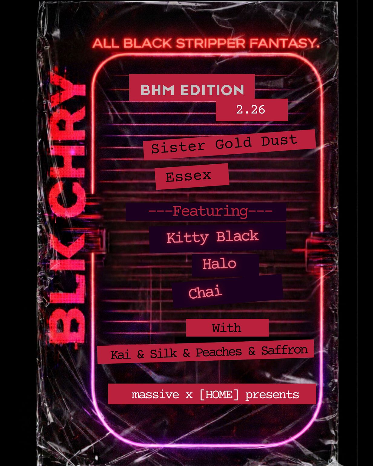 BLK CHRY Tickets at Massive in Seattle by Massive Club | Tixr
