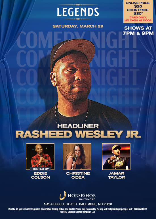 Pa Rasheed COMEDY NIGHT featuring RASHEED WESLEY JR. Tickets at Legends Lounge at ...