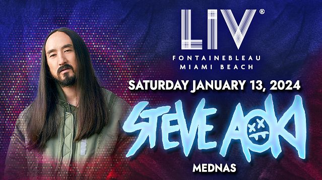 Steve Aoki Tickets at LIV in Miami Beach by LIV | Tixr