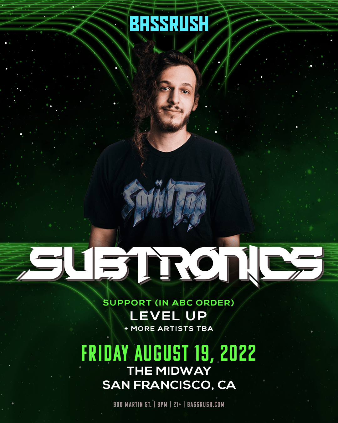 BASSRUSH Presents: Subtronics Tickets at The Midway in San Francisco by
