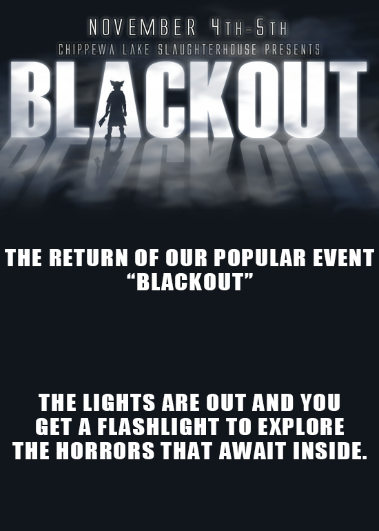 Blackout Night (11/4) Tickets at Chippewa Lake Slaughterhouse in