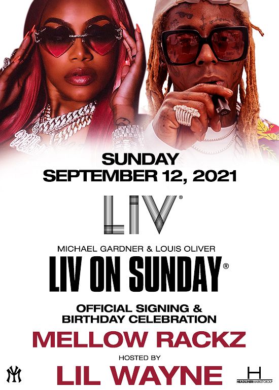 Liv On Sunday Lil Wayne And Mellow Rackz Tickets At Liv In Miami Beach By 4831