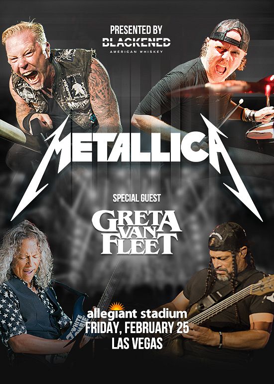 Metallica Live in Las Vegas Tickets at Allegiant Stadium in Las Vegas