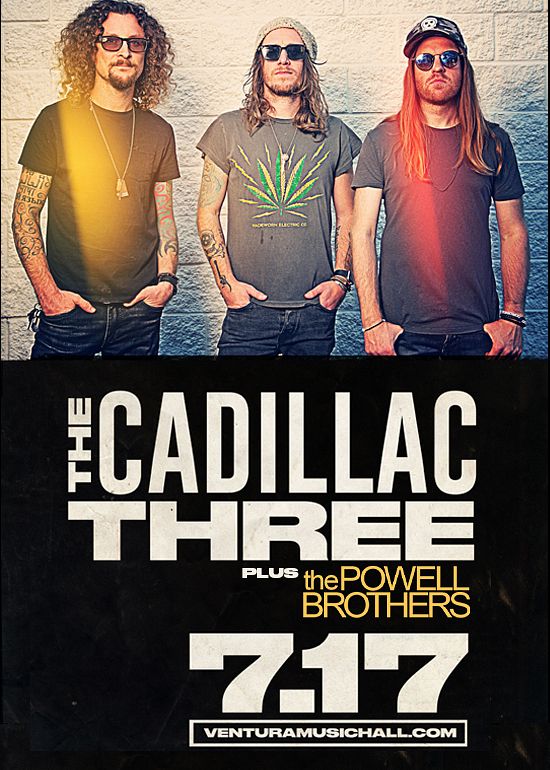 The Cadillac Three Tickets at Ventura Music Hall in Ventura by Ventura
