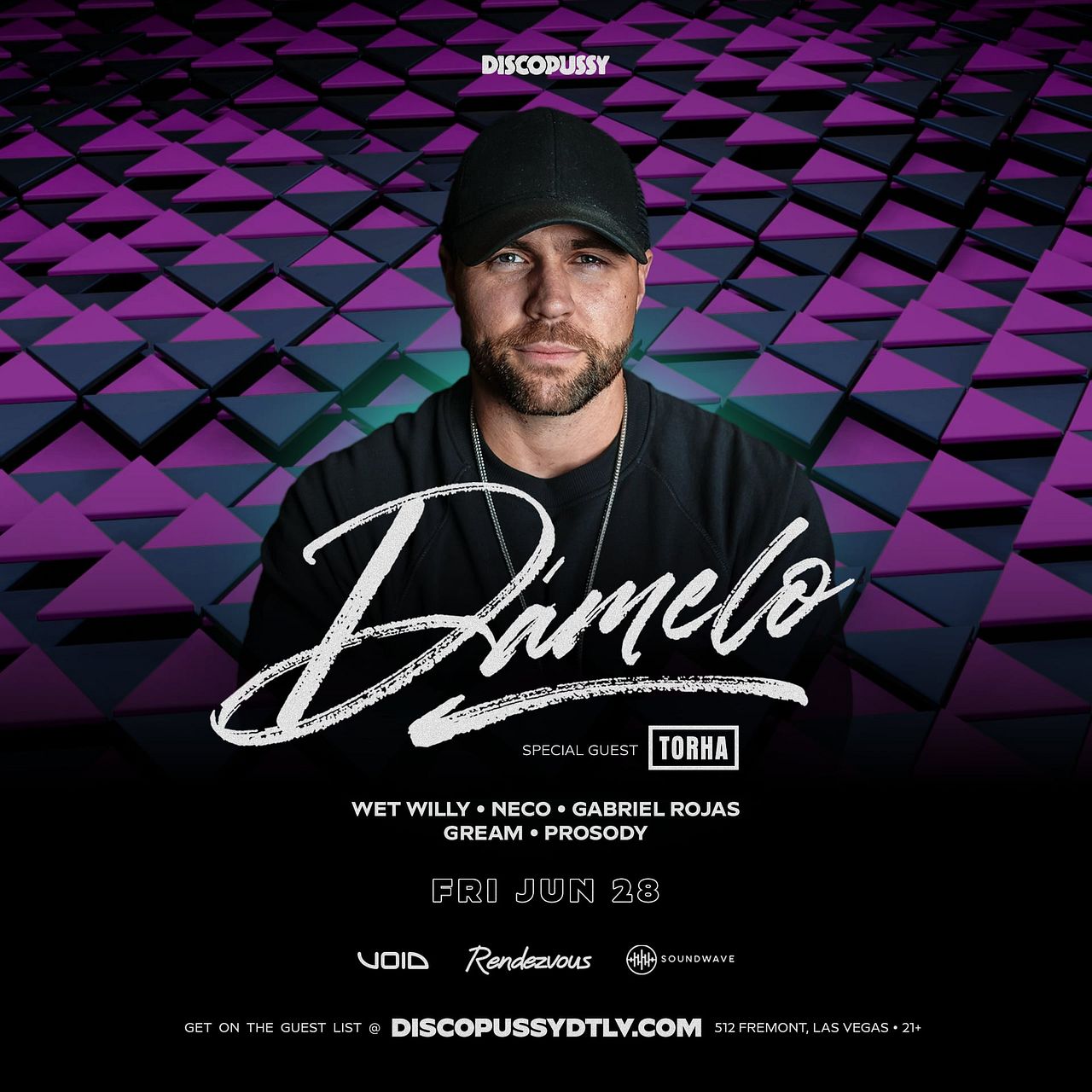 DP: Rendezvous w/ DAMELO Tickets at Discopussy in Las Vegas by Corner ...