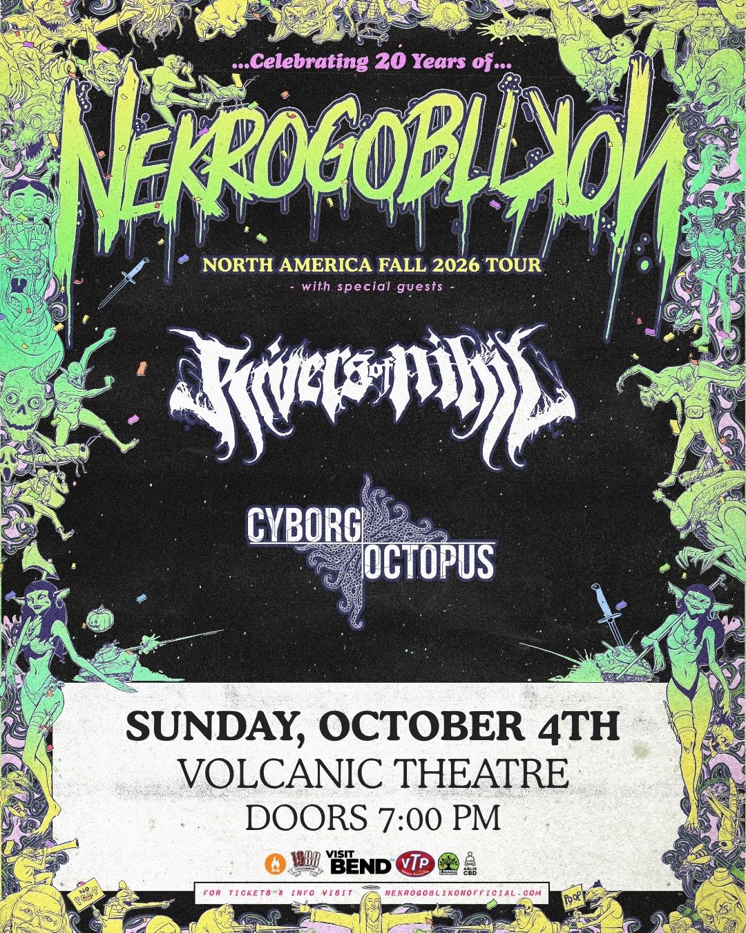 Nekrogoblikon — Volcanic Theater Pub, 2026-10-05
