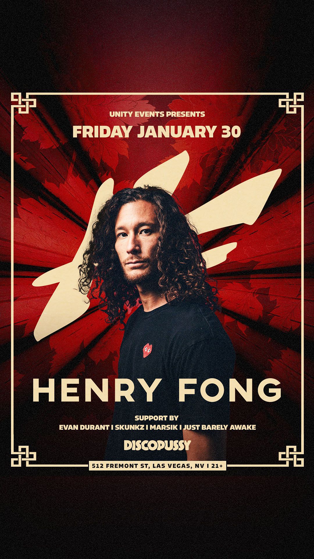 UNITY w/ HENRY FONG Tickets at Discopussy in Las Vegas by