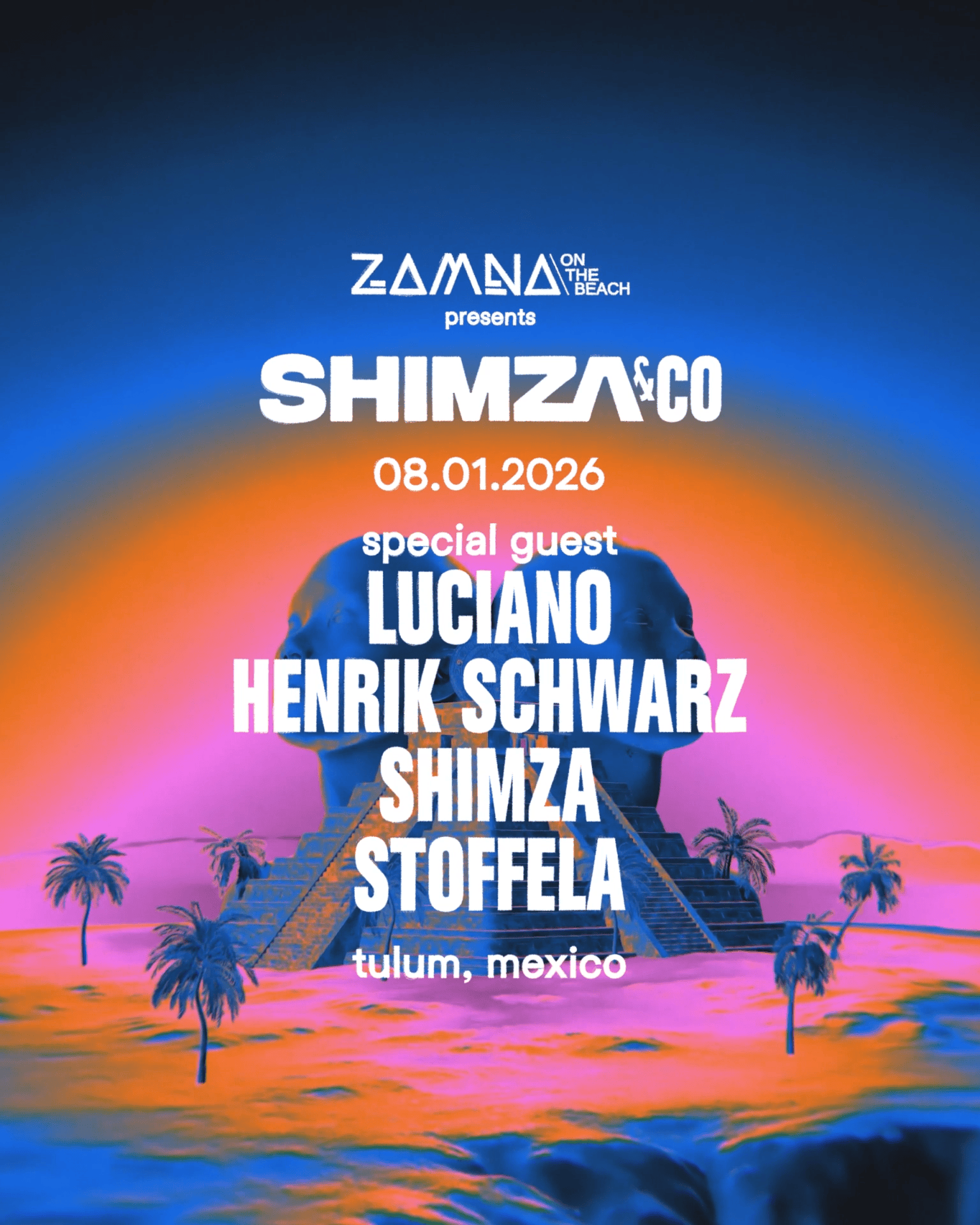 Zamna Tulum presents: Shimza & Co Tickets at Tulum, Quintana Roo