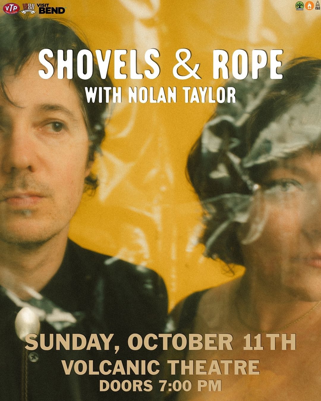 Poster: Shovels & Rope at Volcanic Theater Pub, Oct 12, 2026