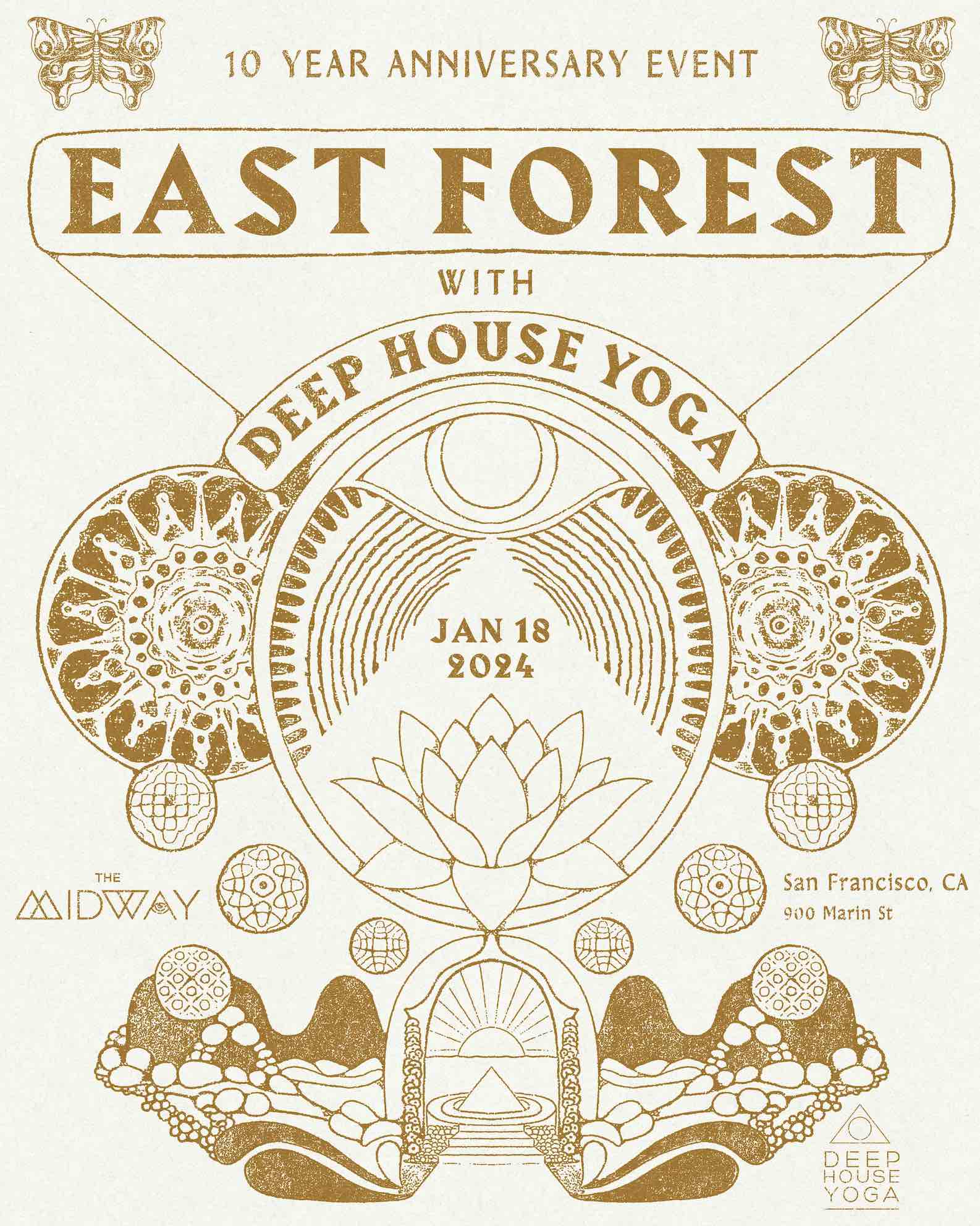 Deep House Yoga 10 Year Anniversary with East Forest Tickets at The ...