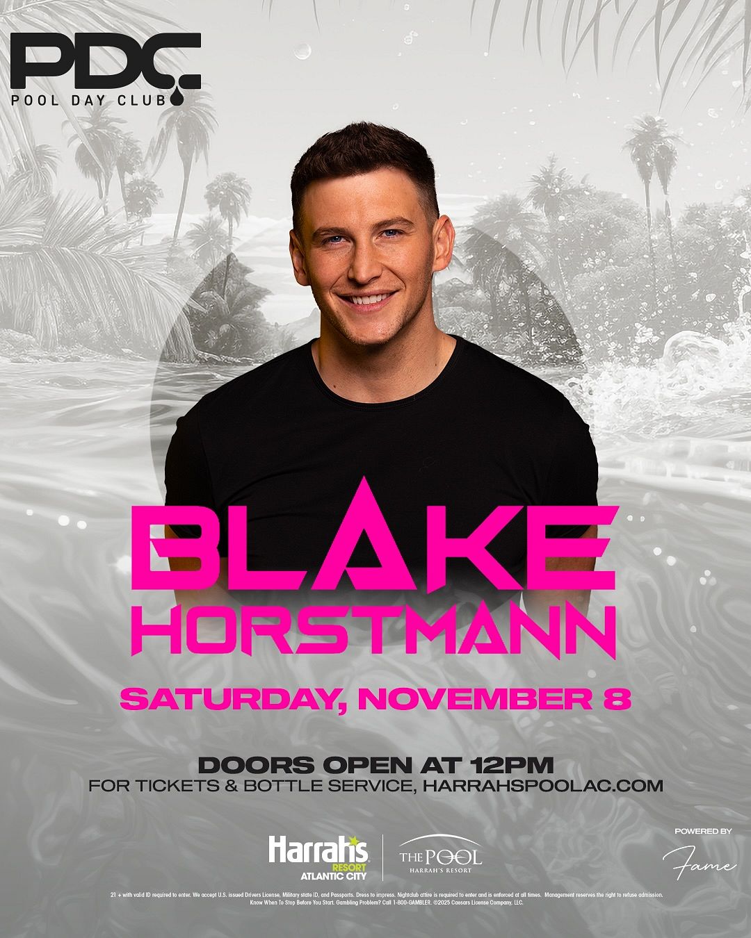 BLAKE HORSTMANN at The Pool at Harrah's Resort Atlantic City Saturday, November 8, 2025
