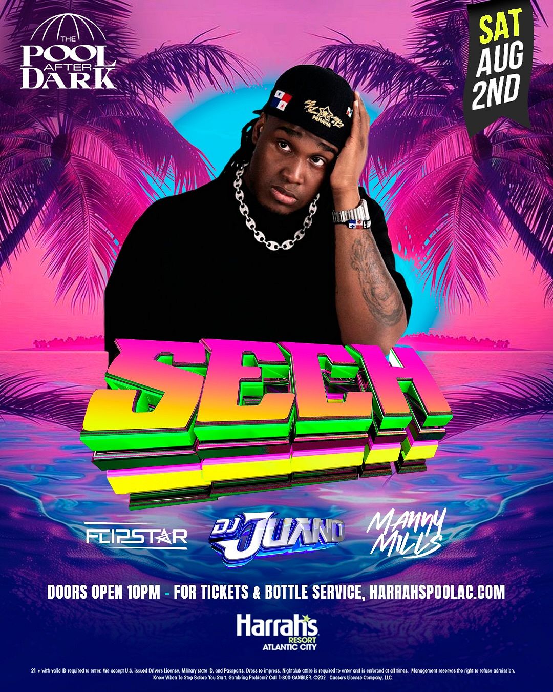 SECH at The Pool After Dark Saturday, August 2, 2025