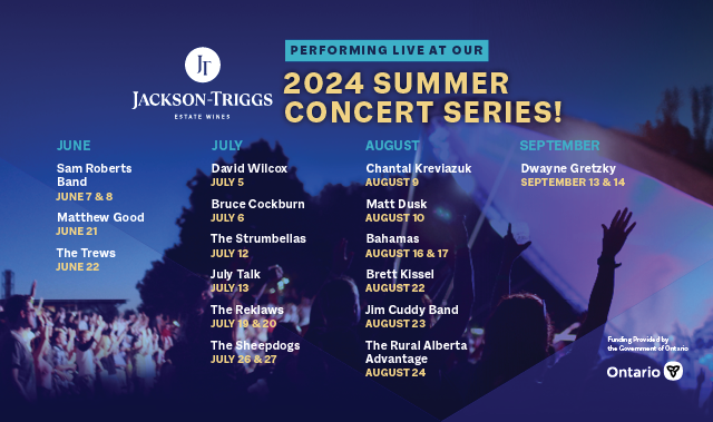 Jackson-Triggs Summer Concert Series 2024 Tickets at Jackson-Triggs ...