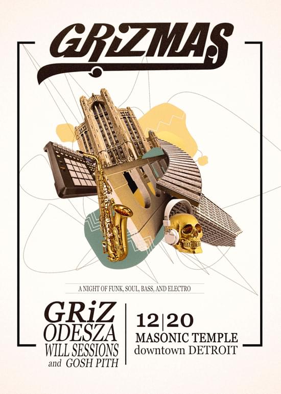 GRiZMAS Tickets at Masonic Temple Theatre in Detroit by GRiZ Tixr