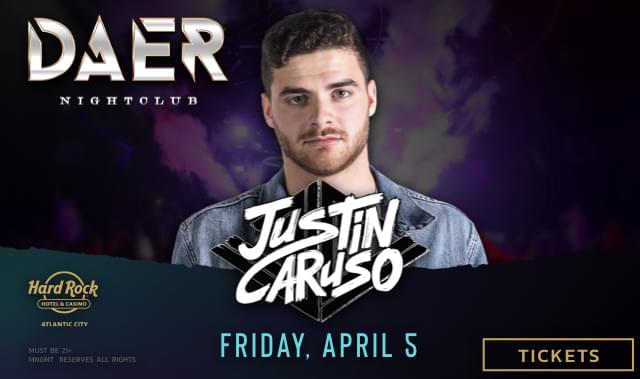 Justin Caruso Tickets at Hard Rock Hotel & Casino Atlantic City in