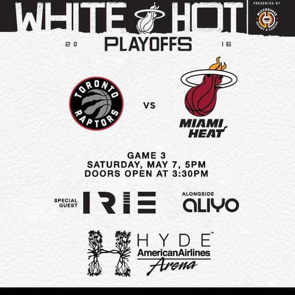 Miami Heat vs. Toronto Raptors Game 3 Tickets at Hyde at