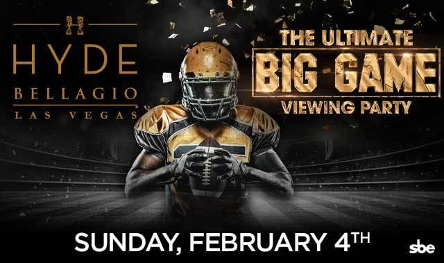 The Ultimate Big Game Viewing Party Tickets At Hyde Bellagio In Las 3462
