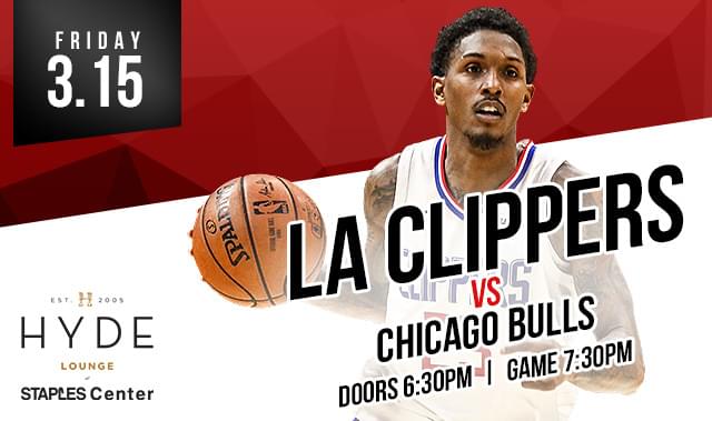 La Clippers Vs Chicago Bulls Tickets At Hyde Staples In Los Angeles By La Clippers Vs Chicago Bulls Tickets At Hyde Staples In Los Angeles By
