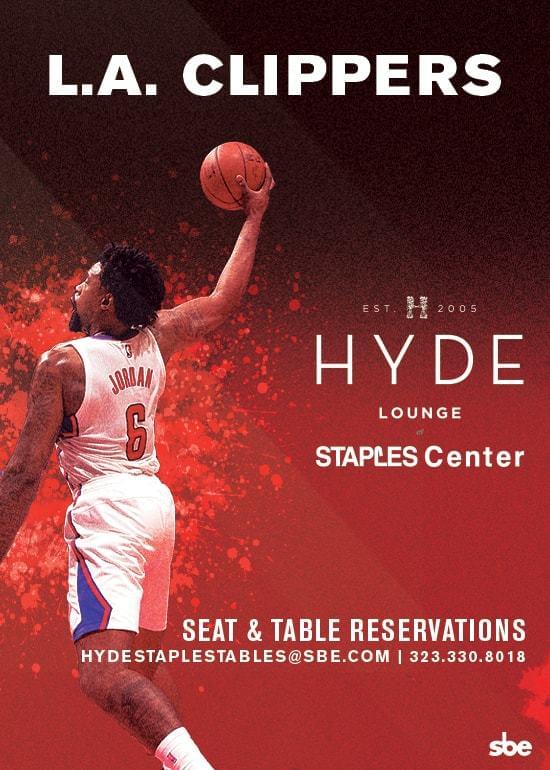 LA Clippers vs. Toronto Raptors Tickets at Hyde STAPLES in Los Angeles