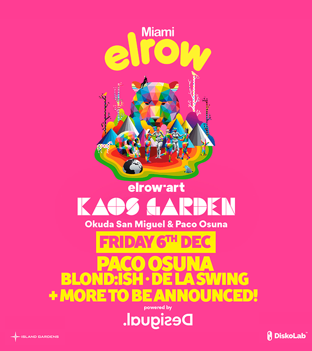 elrow Art goes to Miami Tickets at Island Gardens in Miami by Island