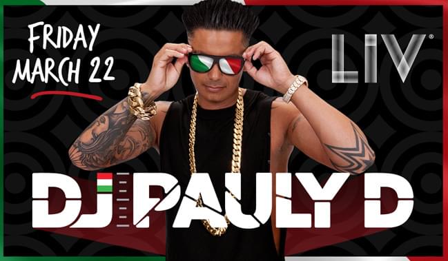 Pauly D Tickets At Liv In Miami Beach By Liv Fontainebleau Tixr 2781