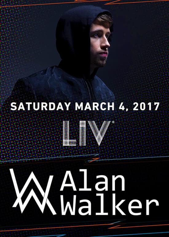 Alan Walker Tickets at LIV in Miami Beach by LIV Tixr