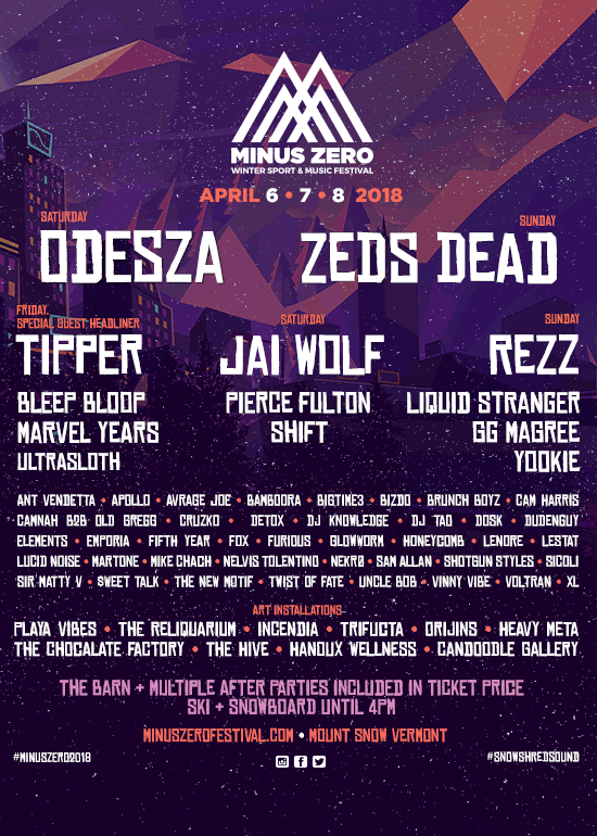 Minus Zero Festival 2018 Tickets at Mount Snow in West Dover by Minus ...