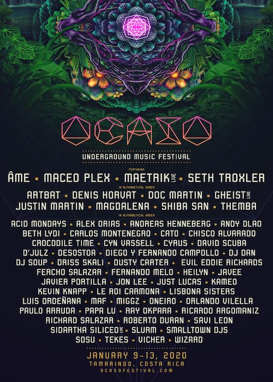 Ocaso Underground Music Festival Tickets at La Senda Costa Rica in ...