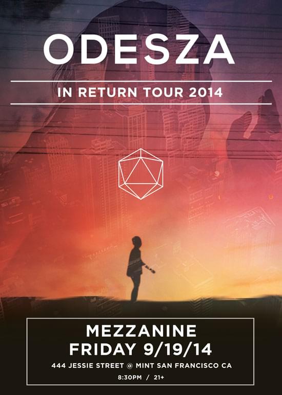 ODESZA San Francisco Night 2 Tickets at MEZZANINE in San Francisco