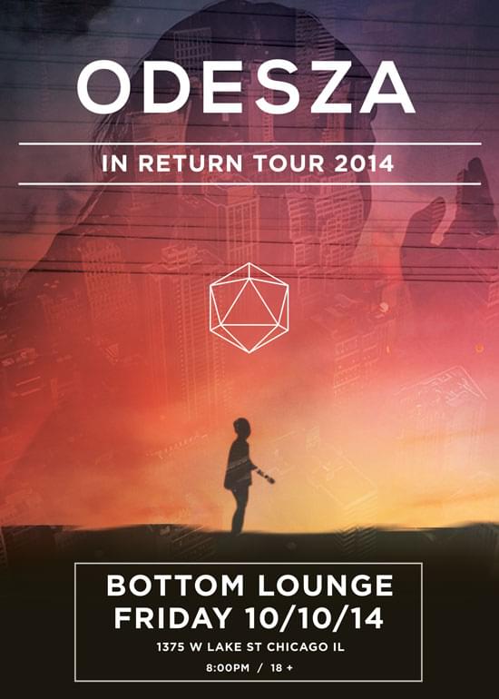 ODESZA Chicago LATE SHOW Tickets at Bottom Lounge in Chicago by