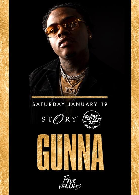 Gunna Tickets at Story in Miami Beach by STORY Tixr