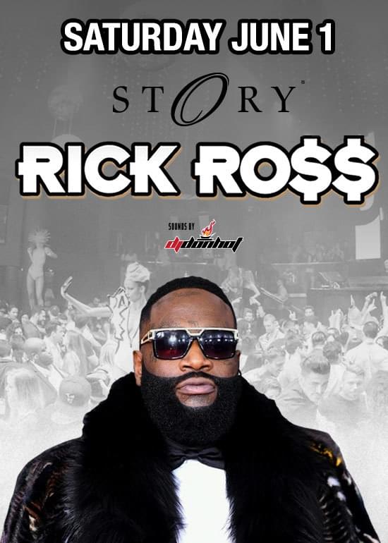Rick Ross Tickets at Story in Miami Beach by STORY Tixr