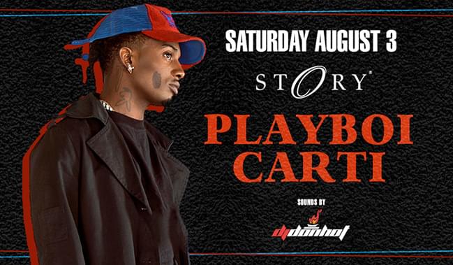 Playboi Carti Tickets at Story Nightclub in Miami Beach by STORY | Tixr