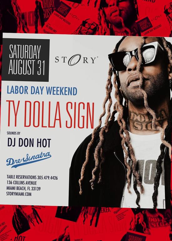 Ty Dolla Sign Tickets at Story in Miami Beach by STORY Tixr