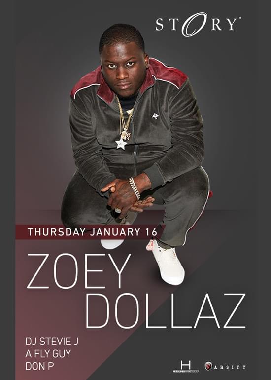Zoey Dollaz Tickets at Story in Miami Beach by STORY Tixr