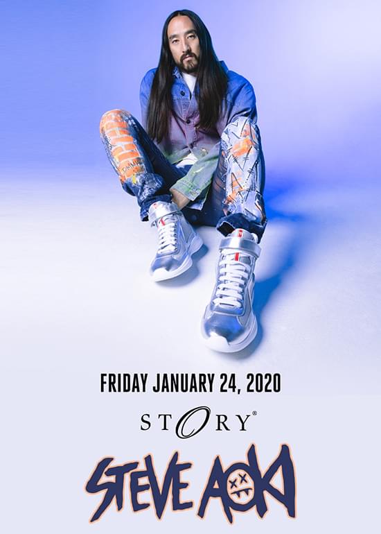 Steve Aoki Tickets at Story in Miami Beach by STORY Tixr