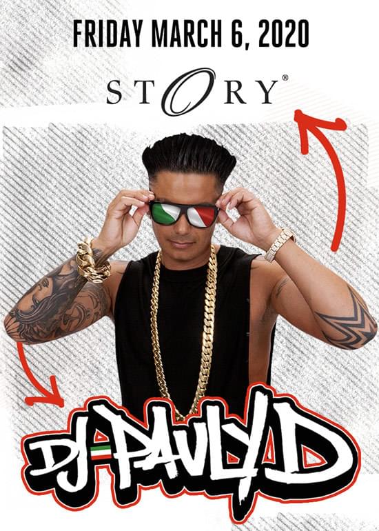 Pauly D Tickets at Story in Miami Beach by STORY Tixr